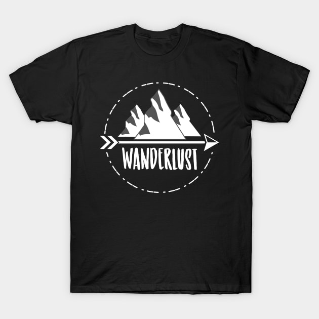 Wanderlust Exclusive Mountains Adventure T-Shirt by Outfit Clothing